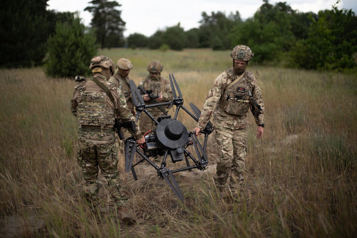 Ukrainian soldiers are forced to heavily rely on: drones, even when other weapons might work better